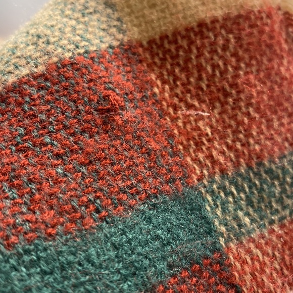 Plaid Winter Blanket Scarf - Picture 5 of 6